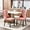 Pink, variant on COOKCOK Velvet Dining Chairs Set of 2, Upholstered High-end Tufted Dining Room Chair with Wood Legs Nailhead Trim for Kitchen, Black
