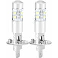 thumbnail image 1 of Kit de bombillas LED H1 mejoradas, luz blanca de 6000 K con bajo consumo de energía, iluminación concentrada para faros delanteros y antiniebla, paquete de 2 con instalación Plug and Play, 1 of 2