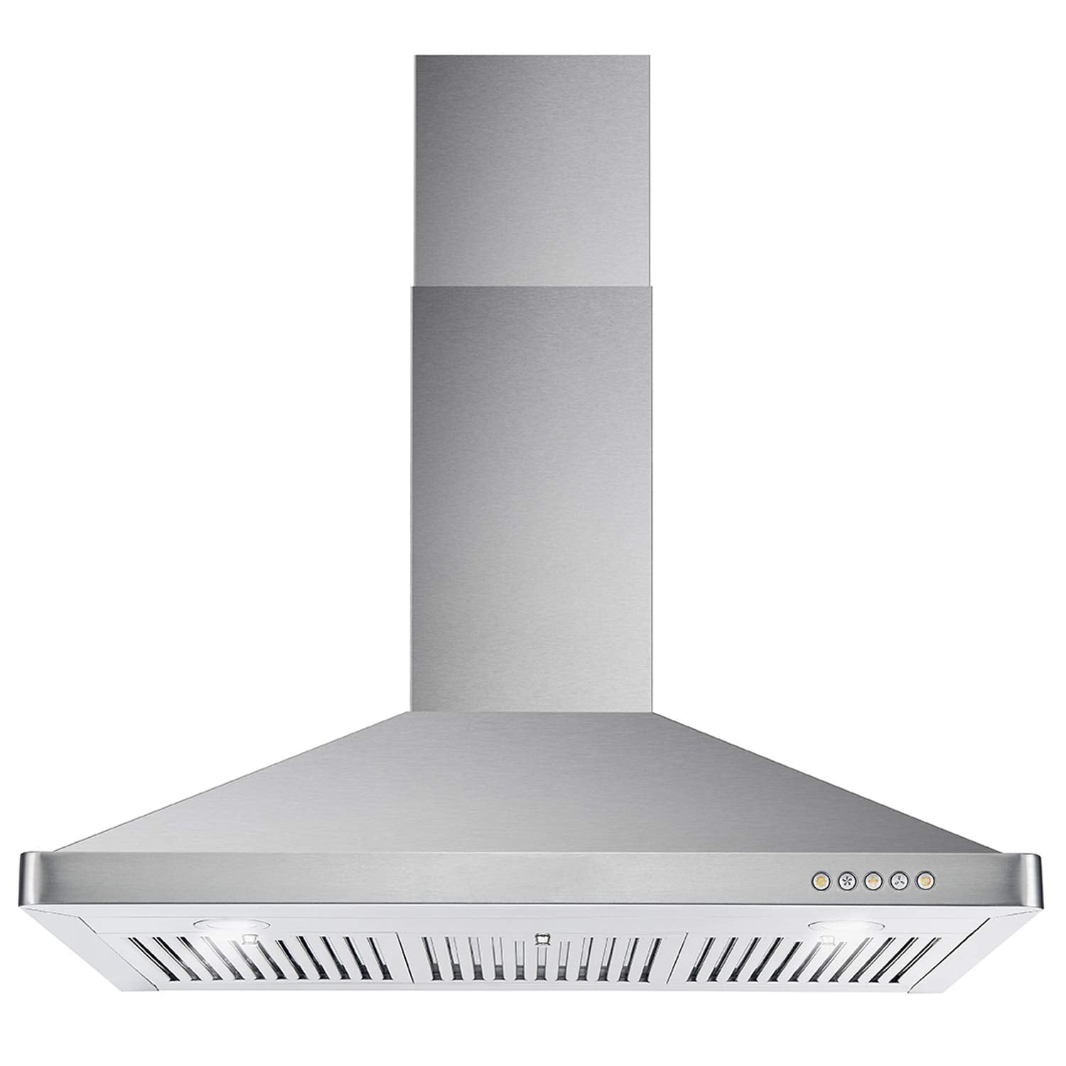 Photo 1 of **PACKAGE OPENED**Cosmo COS-63190 36 Inch Wall Mount Range Hood with Push Control, Stainless Steel