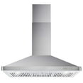thumbnail image 1 of Cosmo COS-63190 36 Inch Wall Mount Range Hood with Push Control, Stainless Steel, 1 of 6