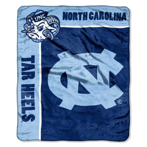 North Carolina Tar Heels 50x60 NCAA School Spirit Royal Plush Raschel Throw