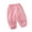 Pink, variant on Avtoify Girls Pants Children's Small Prints Elastic Waist Slim Sports Thin Sweatpants Full Length Pants Kids
