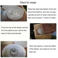 thumbnail image 5 of Round Rapid Feeders Hive Top Rapid Bee Feeder White Honey Bees Feeders Beekeeping Feeding Equipment, 5 of 5