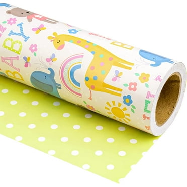 WRAPAHOLIC Decorative Gift Wrapping Paper, Paper Yellow, 17" x 1.5" x 1.5"