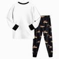 thumbnail image 7 of Gibobby Toddler Boys Pajamas Cool Boys Pajamas Comfy Long Sleeve Graphic Top + Pant Fall Winter Pjs Set 2 Piece For 1t 2t 3t 4t 5t Kids Sleepwear Set Toddler Boys Clothes,White,Size 5-6 Years, 7 of 7