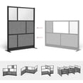 thumbnail image 6 of Luxor Modular Wall Room Divider System - Black Frame - 53" x 70" Starter Wall, 6 of 7
