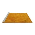 thumbnail image 2 of Ahgly Company Machine Washable Indoor Rectangle Persian Yellow Traditional Area Rugs, 8' x 12', 2 of 4