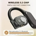 thumbnail image 3 of FYHALE 2025 New AI Translating Ear Buds, Upgrade 3 in 1 Bluetooth Language Translator Earbuds in Real Time, 144 Languages Play Music Over-Ear for Travel Business Learning (Black), 3 of 6