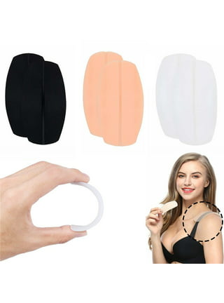 2 Pairs Silicone Bra Straps Cushions Non-slip Shoulder Dents Protector Pads  