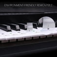 thumbnail image 5 of Piano Keyboard Stickers for 54/61/88 Key Electronic Keyboard Transparent Removable Piano Keyboard Sticker 88 Key Piano Stave Note Sticker for Piano Keys, 5 of 5