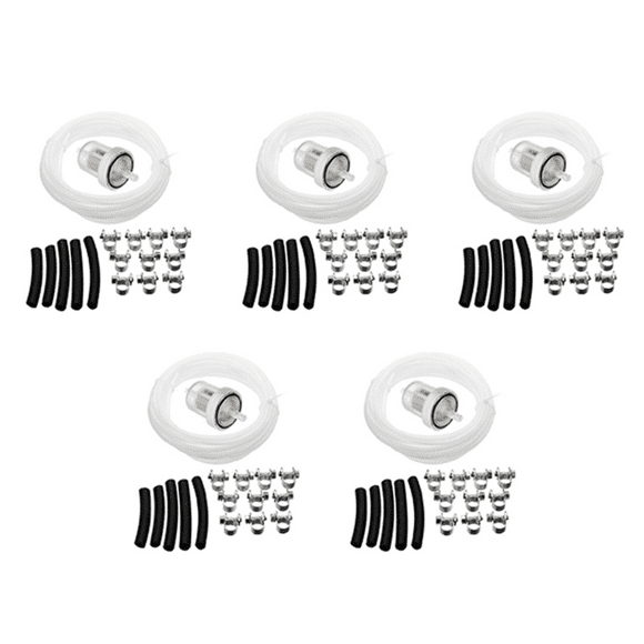 5X Tube de Chauffage d'Air de Voiture Remplacement Tuyau de Carburant Clip de Tuyau Filtre à Carburant Chauffe-Huile Brut