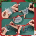 thumbnail image 3 of 1 Set 30 Pieces Acrylic Christmas Ornaments 2 Styles DIY Blank Christmas Tree Decoration Pendants Clear Acrylic Painting Hanging Supplies with Ribbon Cord for Christmas Party Holiday Decoration, 3 of 5