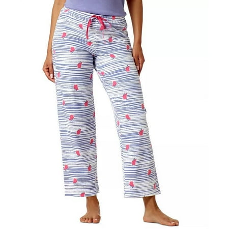 Women Hue Cruising Stripes Modern Classic Pajama Pants size small B4HP