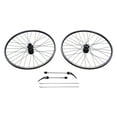 thumbnail image 5 of Mountain Bike Wheelset 27.5 Inch, Aluminum Alloy Rim Disc Brake MTB Wheelset, Quick Release Front Rear Wheels Black Bike Wheels Carbon Hub MTB Wheels Fit 7-11 Speed Cassette, 5 of 7