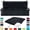 Black, variant on Replacement Cushions for Swing, Waterproof Porch Swing Cushion, 2-3 Seat Outdoor Bench Cushion with Backrest for Patio Furniture Garden Porch Loveseat Glider Pad (Green Flower 60*40in)