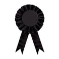 thumbnail image 2 of Pack of 6 Black Award Ribbons 3.75'' x 6.5'', 2 of 2