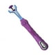 thumbnail image 2 of Cepillo de dientes para mascotas de 3 lados, cepillo de dientes multiángulo para perros y gatos, suministros para mascotas para limpieza bucal, color morado, 2 of 5