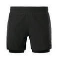 thumbnail image 2 of Traning 2-In-1 Men Running Shorts With Towel Loop Pockets Quick Dry Exercise Shorts For Training Gym Workout, 2 of 7