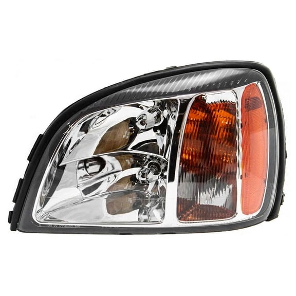 New Left Halogen Headlights Compatible With Cadillac Deville Dhs Sedan 4.6L 2000 2001 2002 By Part Number 19245429