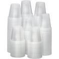thumbnail image 2 of 3.5 oz Disposable Plastic Clear Cups, Snack and Drink Size (2500 Case), 2 of 7