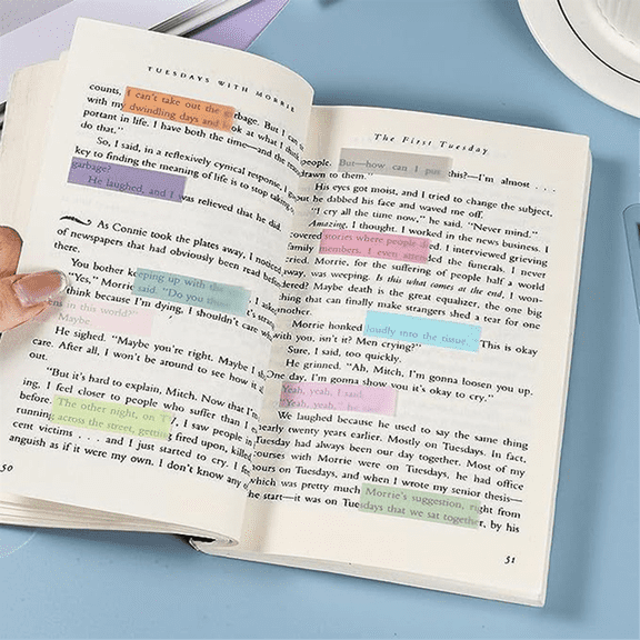 2400 PCS Sticky Tabs,120 Colors Writable Note Tabs for Binders, Annotation Tabs, Page Markers, Classify Files