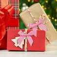 thumbnail image 2 of Christmas Tree Ornaments 50-Piece Magic Wand Set With Pre-Tied Satin Ribbon Bows In Red Green Gold White, 2 of 6