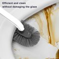 thumbnail image 5 of S-Shaped Elbow Toilet Brush, Long Handle Bowl Cleaner, Soft Bristles Scrubber, No Dead Angle Cleaning Tool, Curved Bathroom Brush, Efficient Toilet Scrubber, 5 of 7
