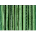 thumbnail image 1 of Ahgly Company Indoor Rectangle Abstract Turquoise Blue Modern Area Rugs, 5' x 8', 1 of 4