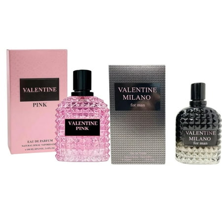 Luxury Fragrance Set – Pink & Black – Elegant Perfume Gift Duo for Couples