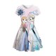 thumbnail image 2 of Disney Frozen Anna Elsa 3D princesa vestido para niña fiesta niños Cosplay hermosa flor verde cumpleaños sorpresa vestidos disfraz 110 Gao Jinjia LED, 2 of 2