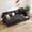U Shape Sofa Gray, variant on Convertible Sofa Bed Sleeper Pull Out Sectional Couch with Storage, L Shaped Couch Bed for Living Room,Apartment,Small Space - Blue