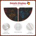 thumbnail image 3 of Sikiie Gamepad Joystick Game Nativity Christmas Tree Skirt, Jesus Christian Winter Holiday Tree Mat Decoration(30-48IN)36", 3 of 6