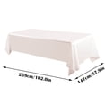 thumbnail image 3 of Polyester Table Cover for Dining Events Restaurants Banquets and Occasions Washable -, 3 of 7