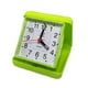 thumbnail image 4 of Reloj despertador analógico de 4 "que no hace tictac, despertador suave, pitidos, con pilas Verde Soledad Mini reloj de viaje, 4 of 6