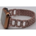 thumbnail image 2 of JewelTech 4 - Women Apple Watch Strap - Braided Pattern and Zircon Studded, 2 of 10
