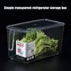 thumbnail image 2 of ¡Oferta especial! Caja organizadora Leott para almacenar frutas, 5000 ml, para congelador y refrigerador, de plástico transparente, para guardar verduras, 1 unidad., 2 of 8