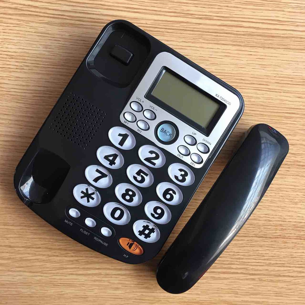 Corded Phone Big Button Landline Desktop Home Telephone Hotel Bar