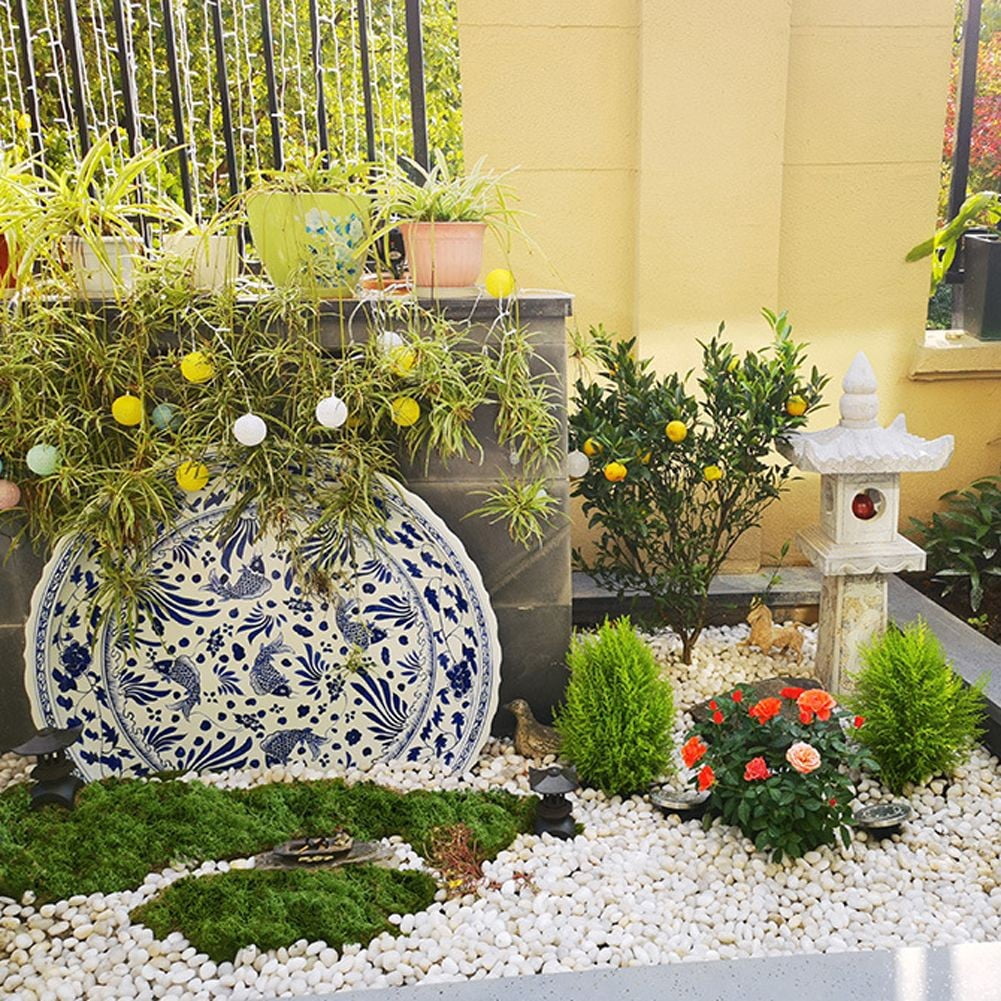 Simulation Of Moss Filamentous Moss Lawn Fake Moss Layout Lawn Bonsai Potted