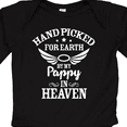 thumbnail image 4 of Inktastic Handpicked for Earth by My Pappy in Heaven with Angel Wings Boys or Girls Long Sleeve Baby Bodysuit, 4 of 5