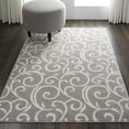 thumbnail image 2 of Eclectic Essentials Gray Bohemian Botanical Area Rug, 2 of 8