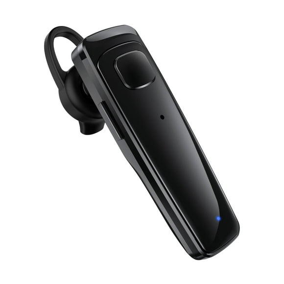 ADADPU Auriculares Bluetooth V5.0 inalámbricos, manos libres, micrófono dual, cancelación de ruido, 10 días en espera, 16 horas, HD, conversación, ultraligeros, para iPhone, Android, Samsung, laptop (