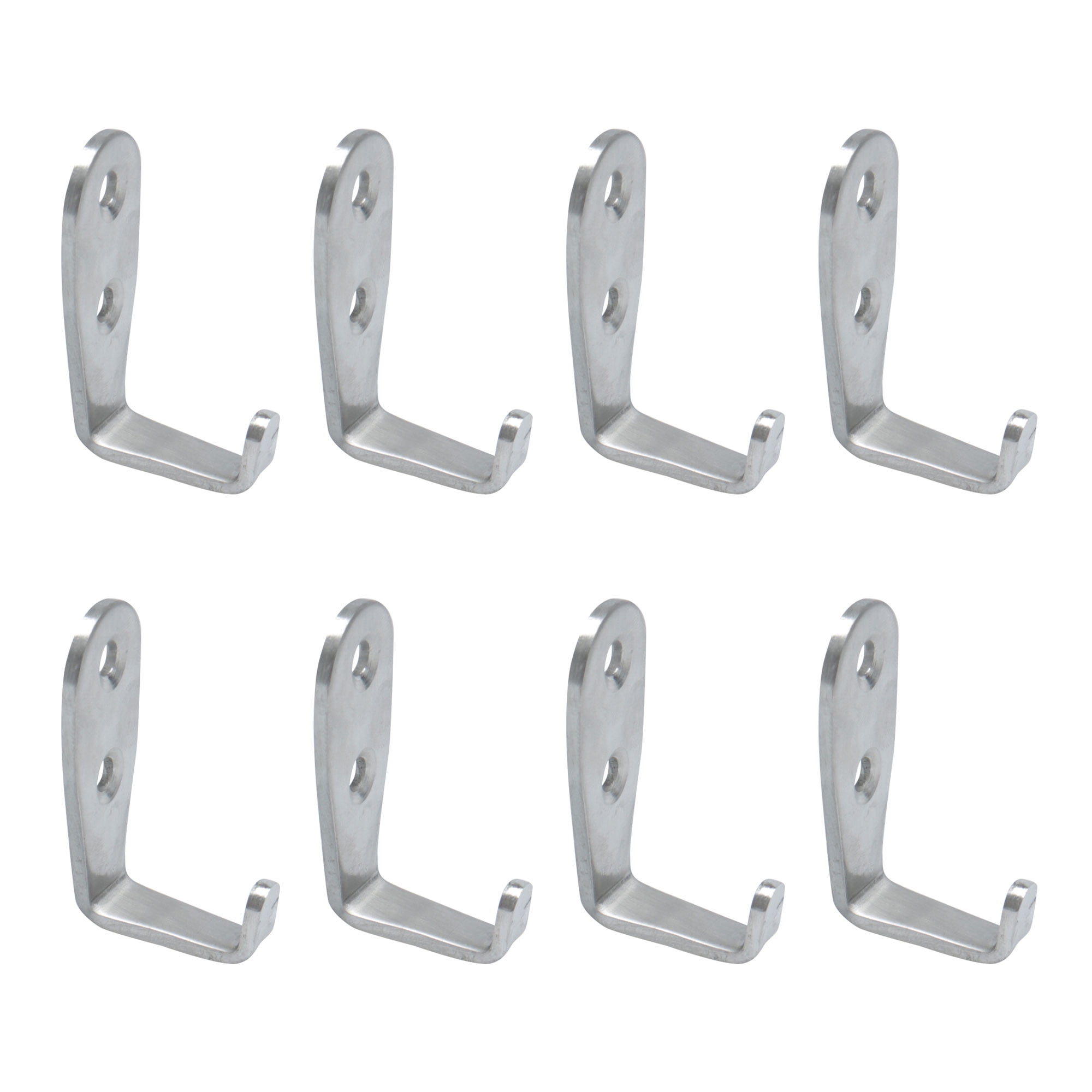 Stainless Steel Wall Hooks 50mm Robe Hooks DIY Closets Hangers Home