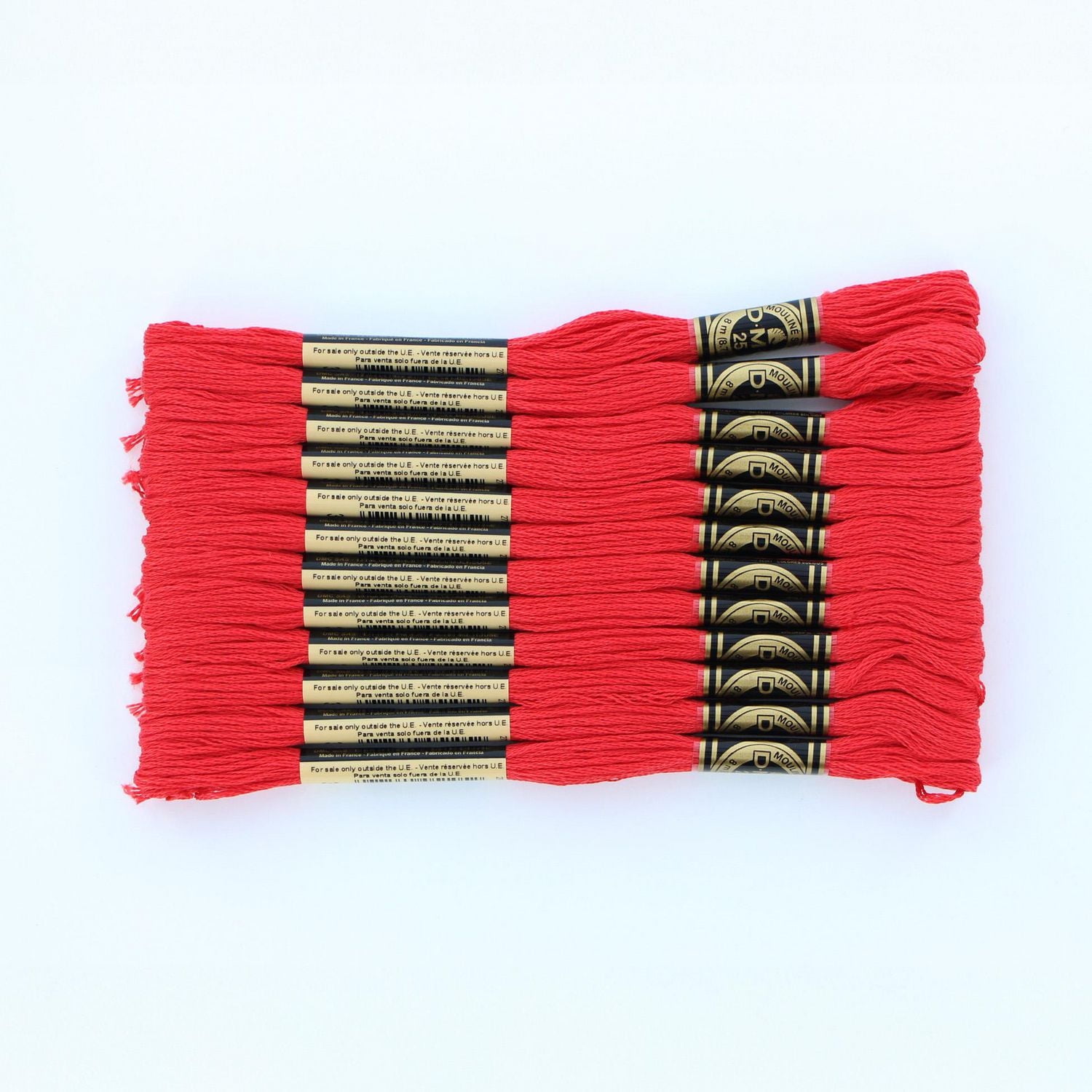 DMC Coton à broder 6 brins 8m rouge