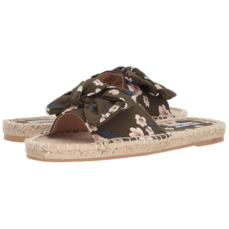 Not Rated Womens Erra Espadrille Slide Sandal (9.5, Green)