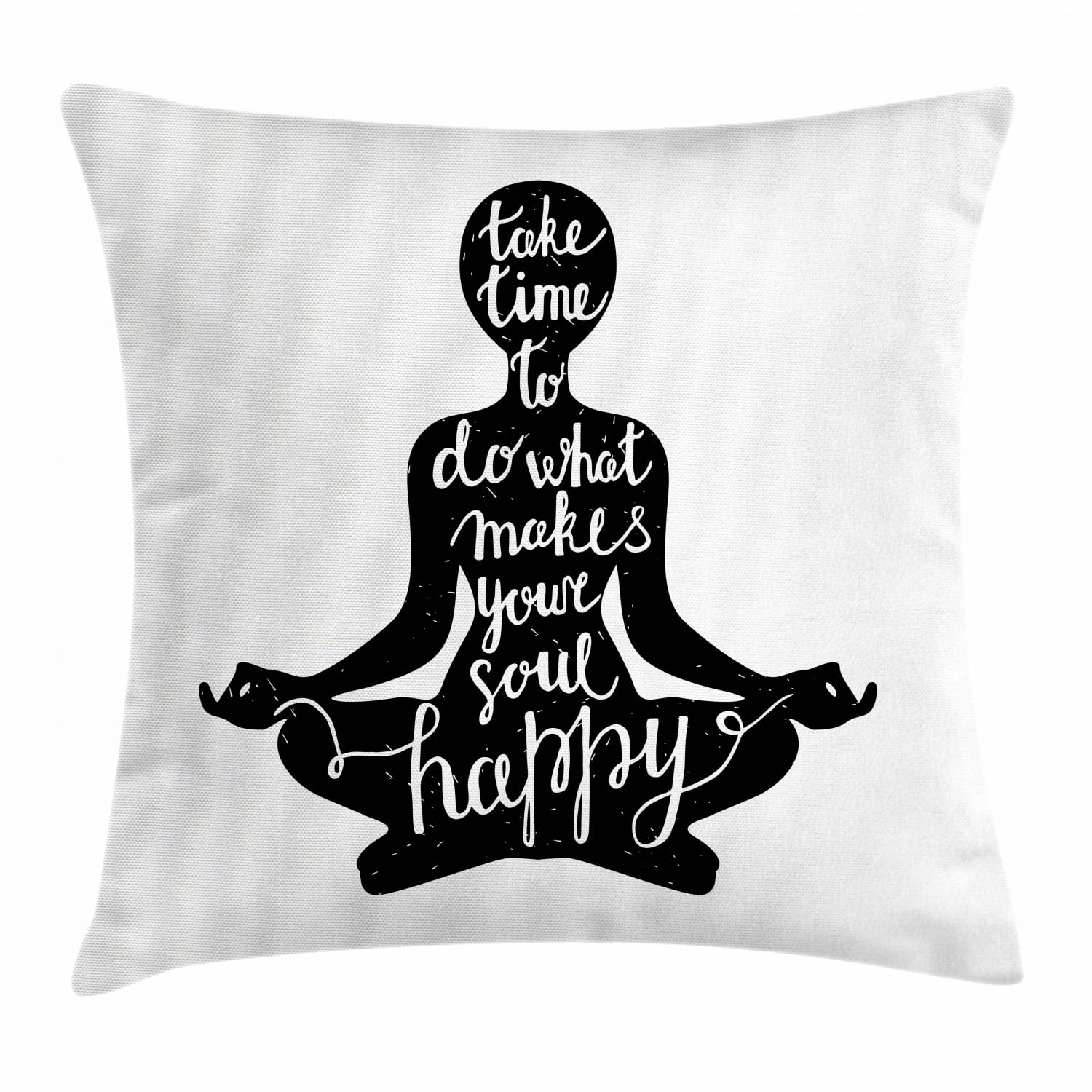 Yoga Throw Pillow Cases Cushion Covers Ambesonne Accent Decor 8 Sizes 
