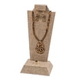 thumbnail image 2 of Deluxe Multi-Function Earring, Necklace & Ring Burlap Jewelry Display, 2 of 2