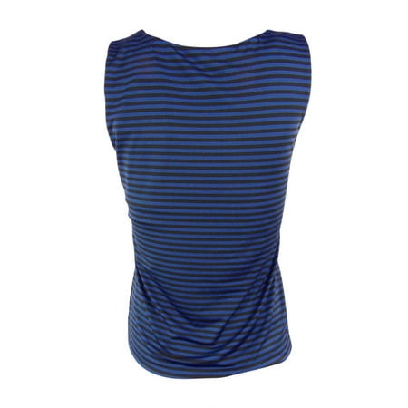 Bar III - Bar III Women's Core Striped Jersey Blouse (M, Electric ...
