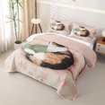 thumbnail image 3 of Erosebridal Cute Cat Quilt Full, Pet Theme Full Bedspread Sets, 3-Piece 1 Quilt and 2 Pillowcases, 3 of 7