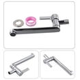 thumbnail image 2 of MYG Rotatable Wall Mounted Single Cold Kitchen Sink Faucet - Extended 20cm Length, 304 Stainless Steel, Space-Saving Design for Kitchen, Mop Pool, Outdoor Use, 2 of 8