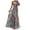 C-Blue284, variant on Women Floral Dresses One Shoulder Long Sleeve Casual Split Maxi Dress Fashion Vacation Resort Clothes Stylish Dresses